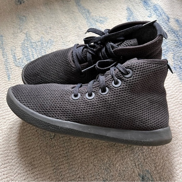 ALLBIRDS WOMENS TREE TOPPERS HIGH TOP SNEAKERS DARK GRAY SIZE 8 - Picture 2 of 10